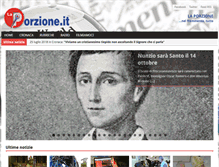 Tablet Screenshot of laporzione.it